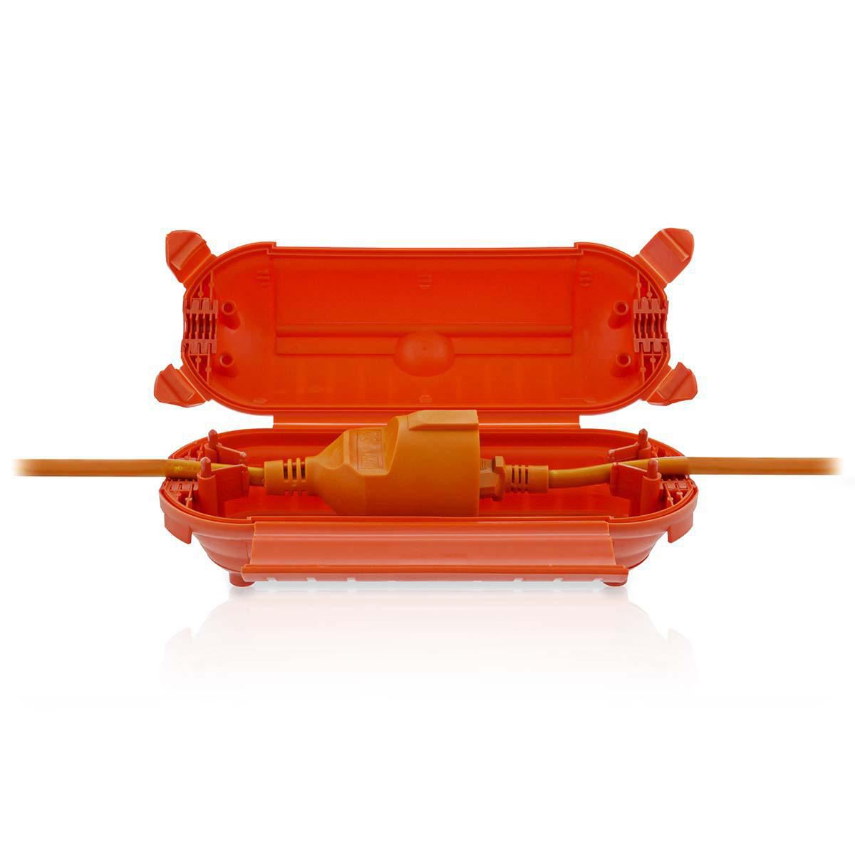 Nedis Socket Connector Box | IP44 | Plastic | Orange