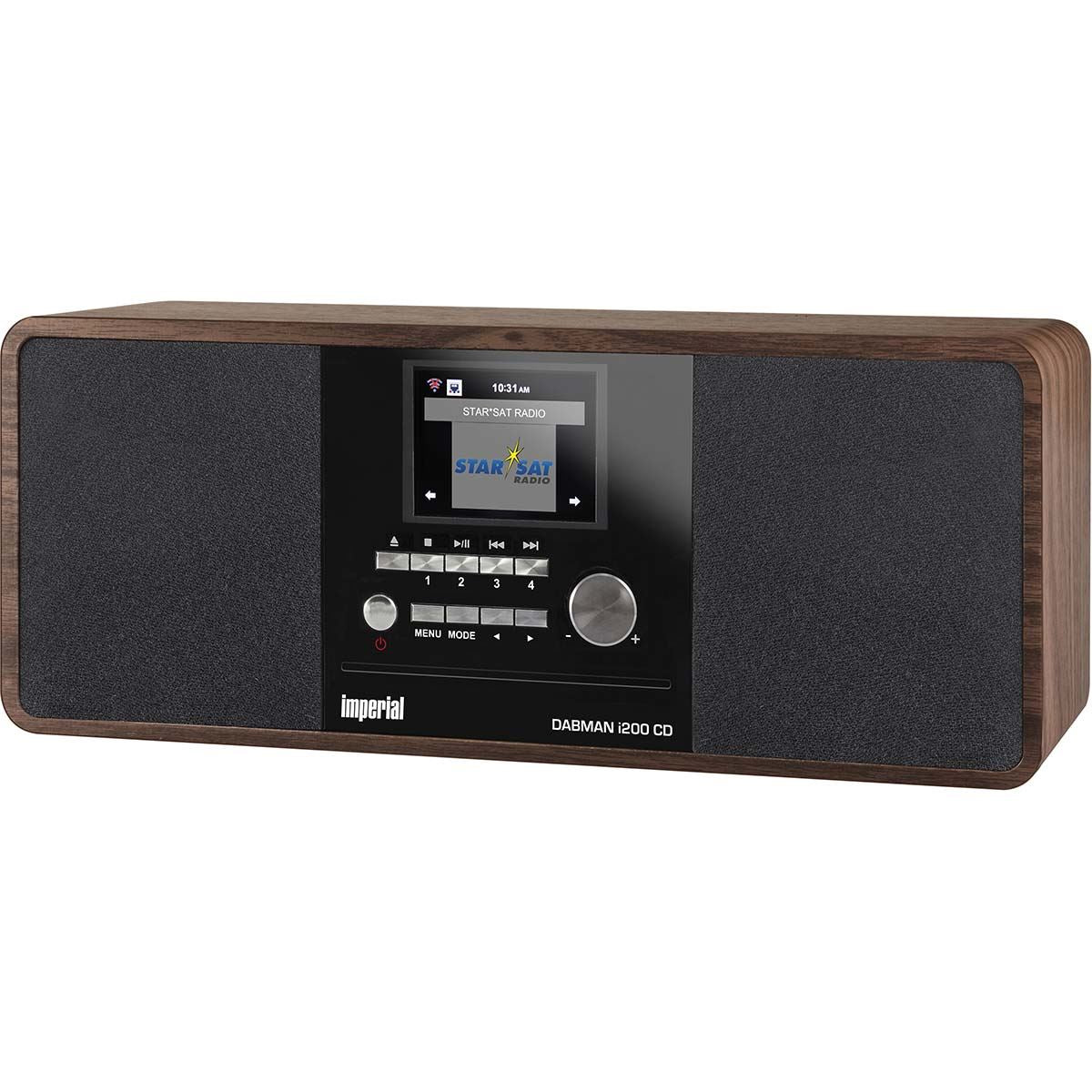 Imperial DABMAN i200 CD Multifunctional Radio DAB+ / FM / Internet / Bluetooth Wood Look