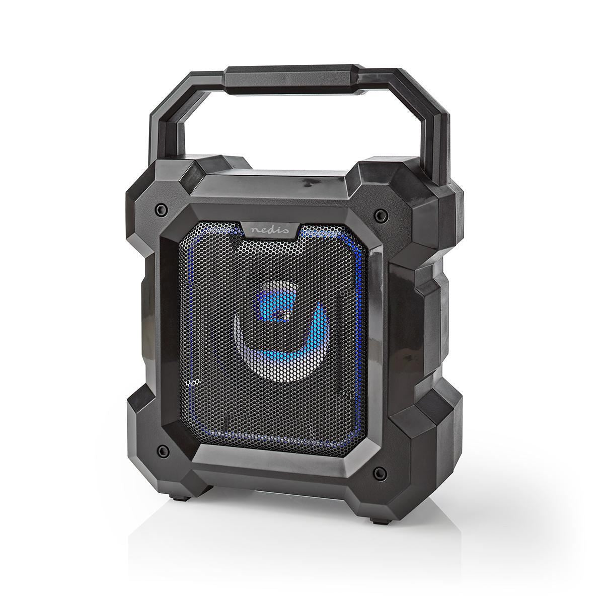 Nedis Bluetooth® Speaker | Maximum battery play time: 13 hrs | Table Design | 5 W | Mono | Built-in microphone | Black