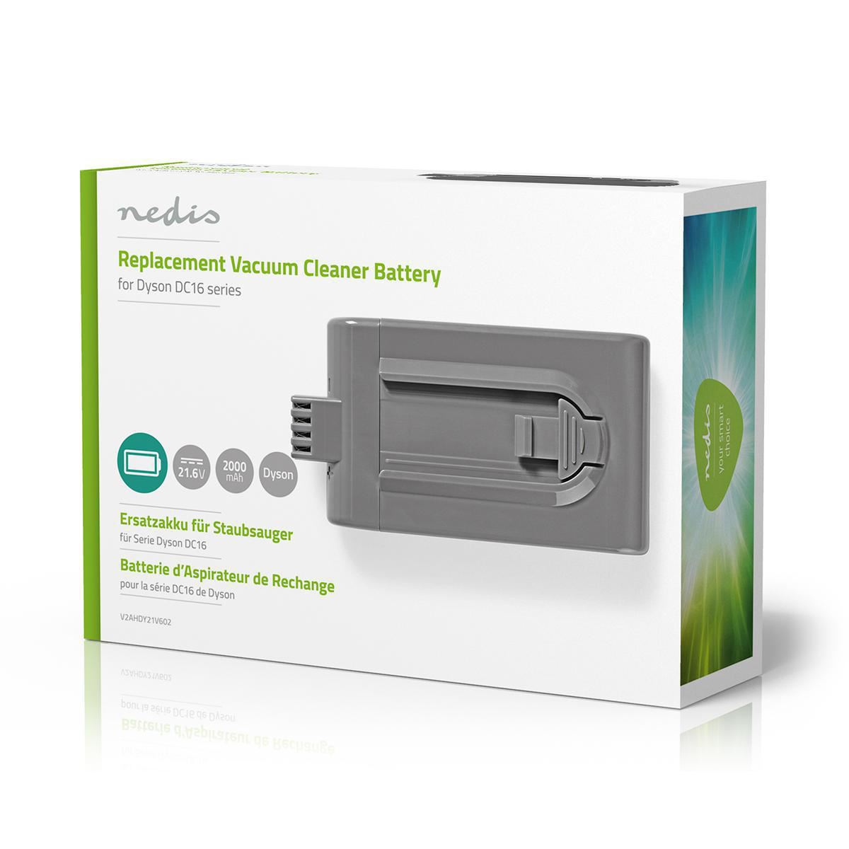 Nedis Vacuum Cleaner Battery | Suitable for: Dyson DC16 | Li-Ion | 21.6 V DC | 2000 mAh | 43.2 Wh
