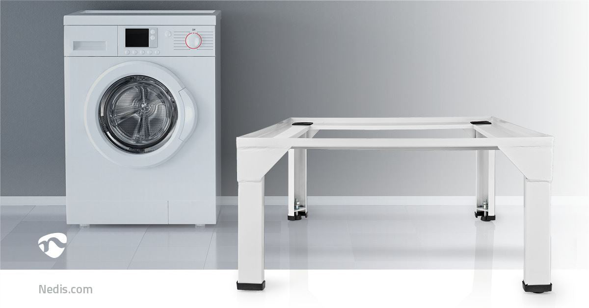 Nedis Stand for Washing Machine & Dryer | 150 kg | White