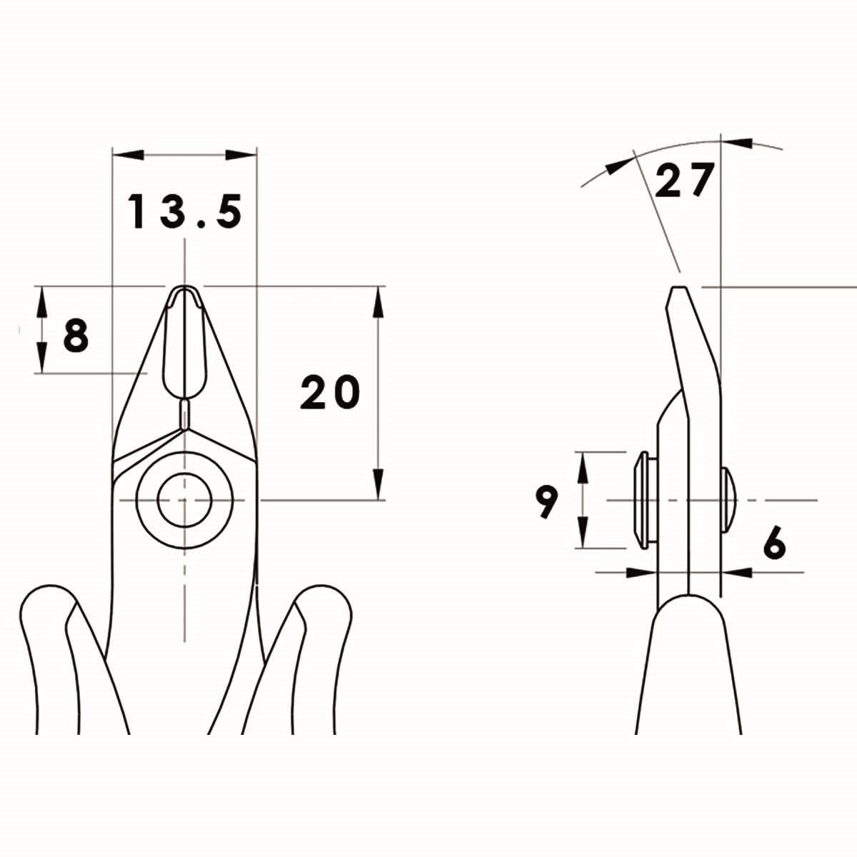 Piergiacomi Cutting Pliers 138 mm Precision