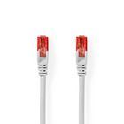 Nedis CAT6 Network Cable | RJ45 Male | RJ45 Male | U/UTP | 30.0 m | Round | PVC | White | Polybag