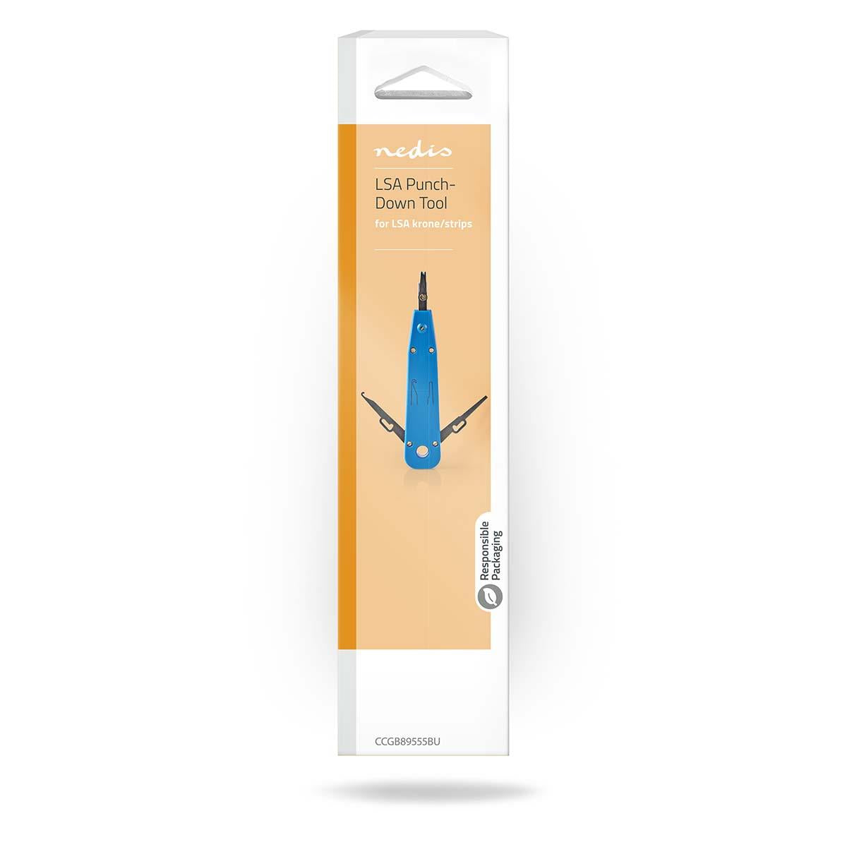 Nedis Pullers and Extractors | Suitable for: All Telecom Wiring / LSA Punch Tool / LSA Strips | Blue