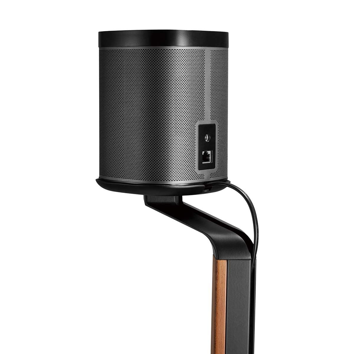 Nedis Speaker Mount | Compatible with: Sonos® One SL™ / Sonos® One™ / Sonos® PLAY:1™ | Stand | 10 kg | Fixed | Metal / Wood | Black / Brown