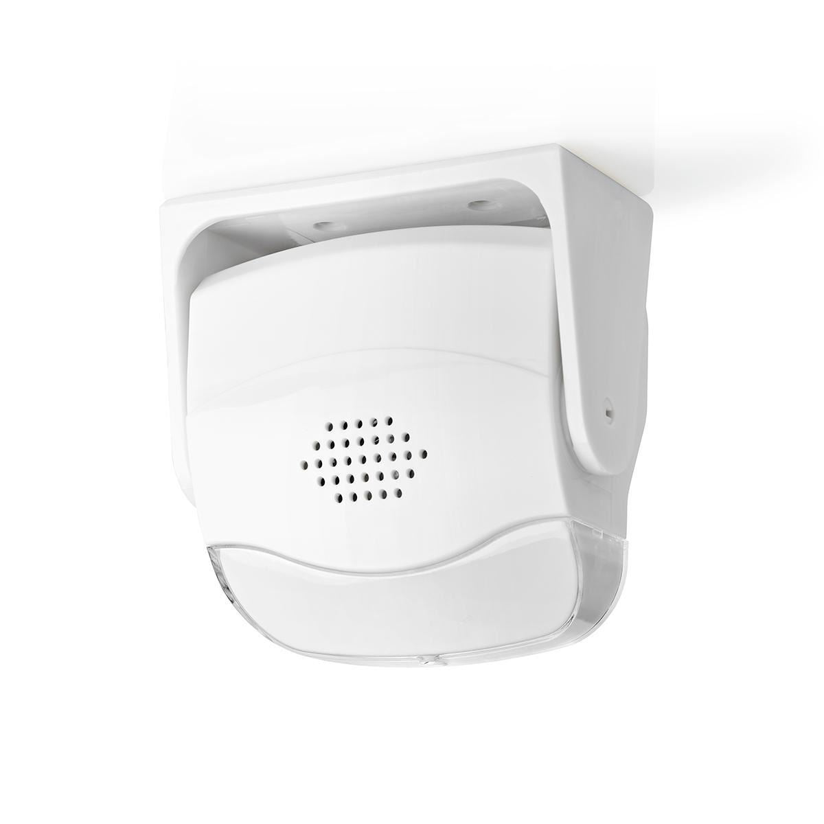 Nedis Motion Detection Alarm | Battery Powered | 3x AAA/LR03 | 80 dB | Detector range: 1.10 m | Detector angle: 10 ° | Ceiling / Wall | White