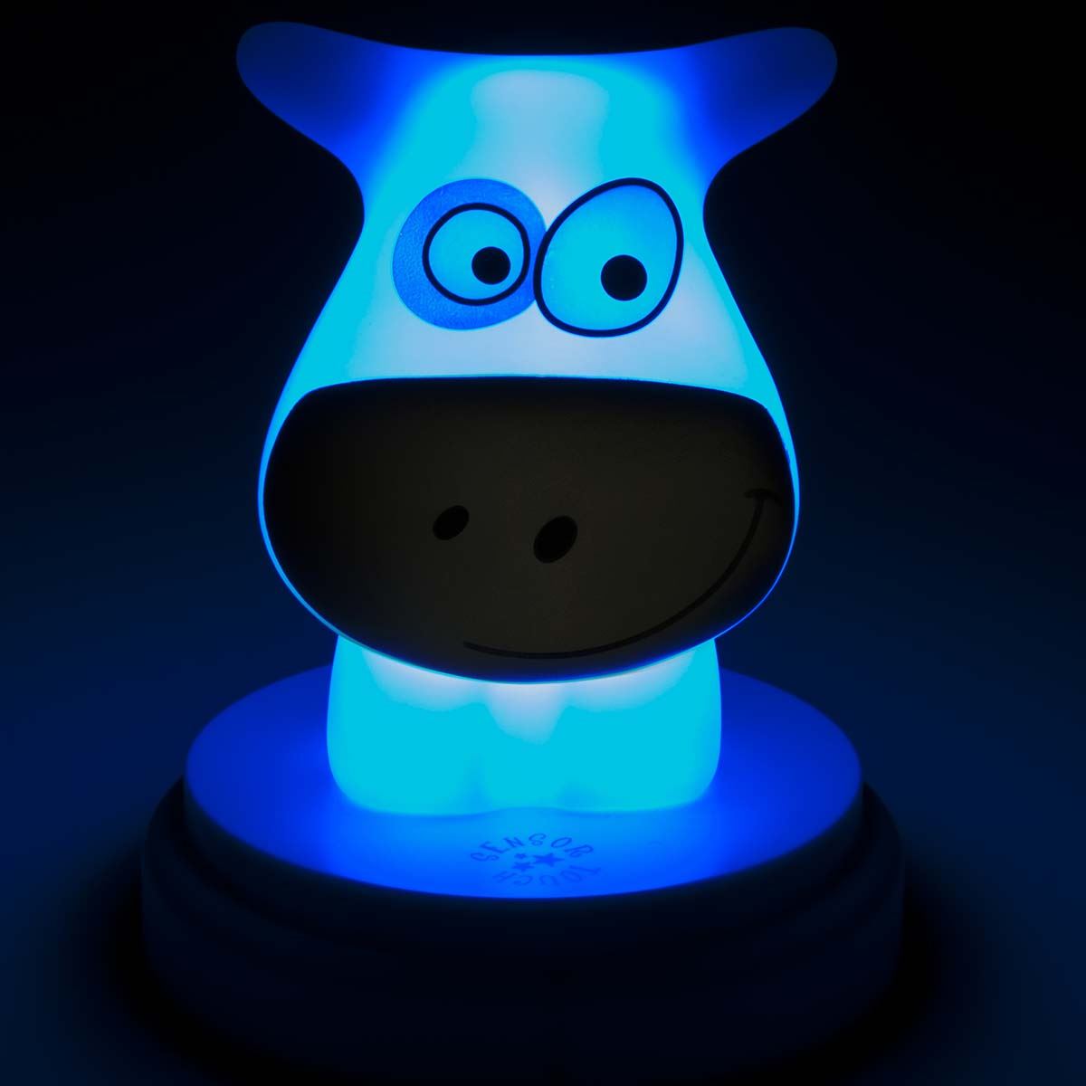 Alecto NAUGHTY COW LED Childrens Bedroom Night Light | Blue