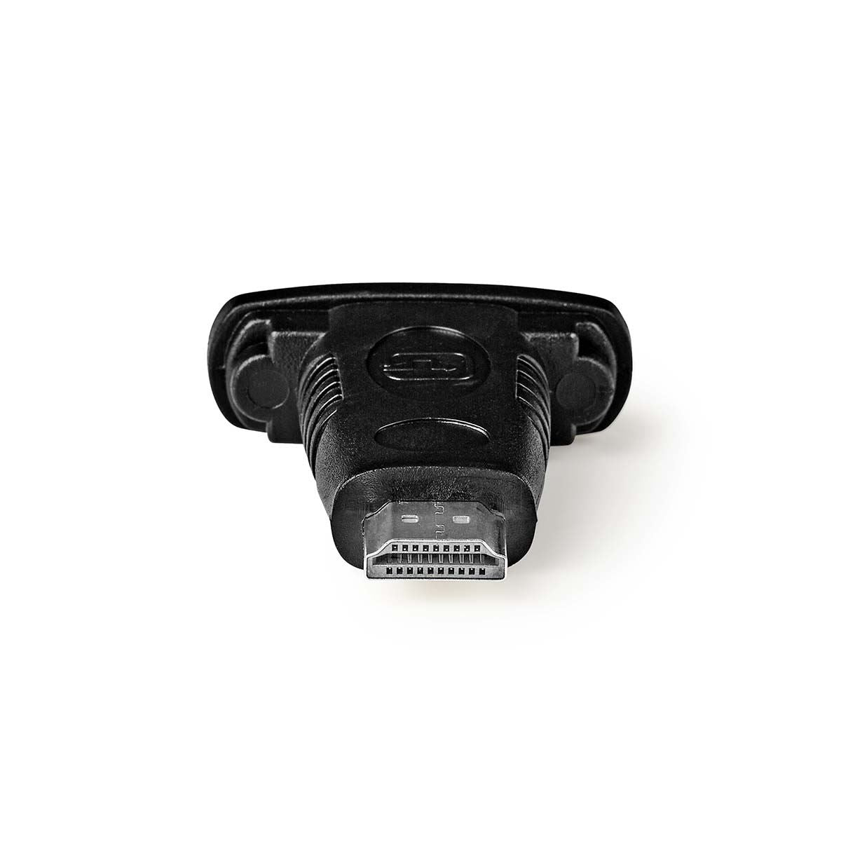 Nedis HDMI™ Adapter | HDMI™ Connector | DVI-D 24+1-Pin Female | Gold Plated | Straight | ABS | Black | 1 pcs | Box