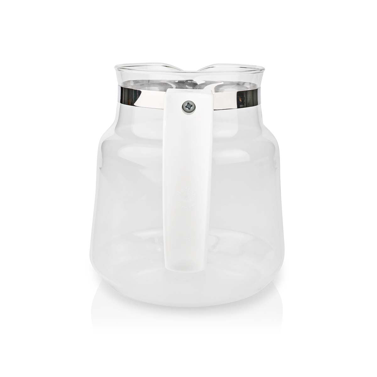 Nedis Glass Coffee Jug | Compatible with: Moccamaster K / KB/ 1 0PL / Excellent 10S | 1.2 l | White