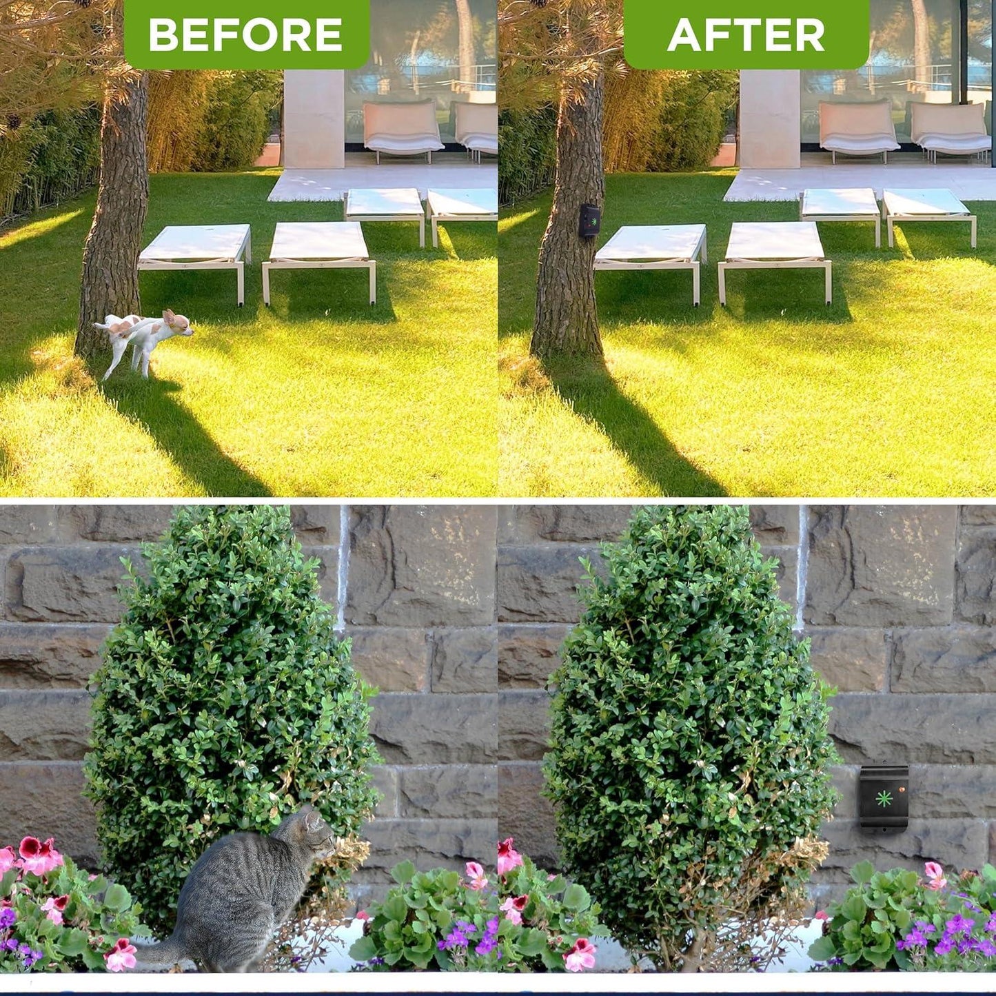 Isotronic Dog and Cat Repellent | 18 - 32 kHz | Outdoor