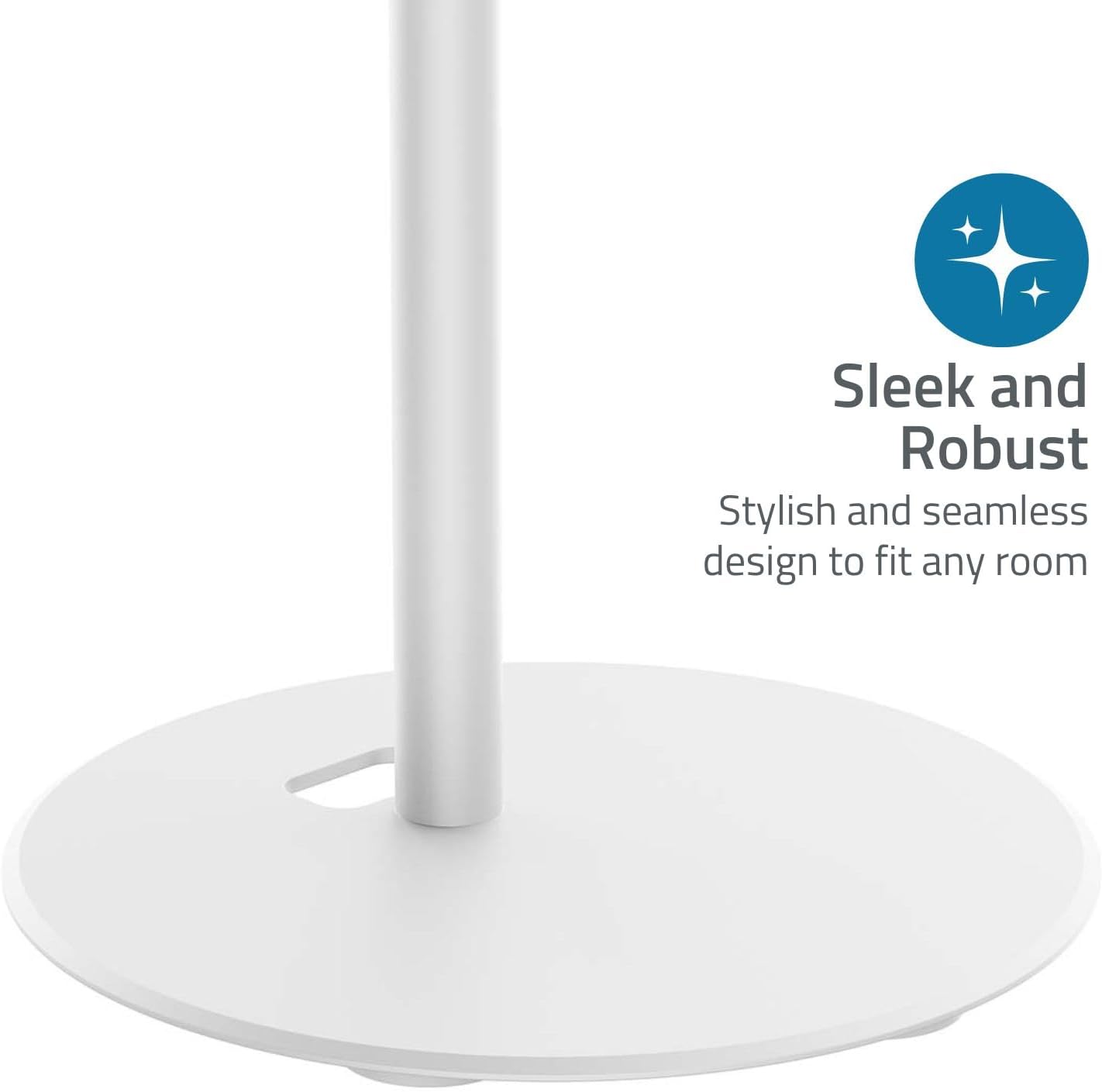 Nedis Speaker Mount | Compatible with: Sonos® Era100 | Stand | 3 kg | Fixed | ABS / Metal | White