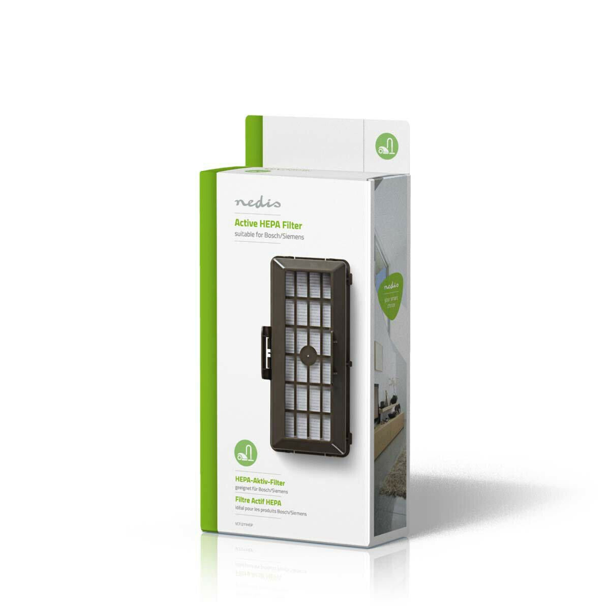 Nedis Replacement HEPA Filter | Replacement for: Bosch / Siemens | Black / White