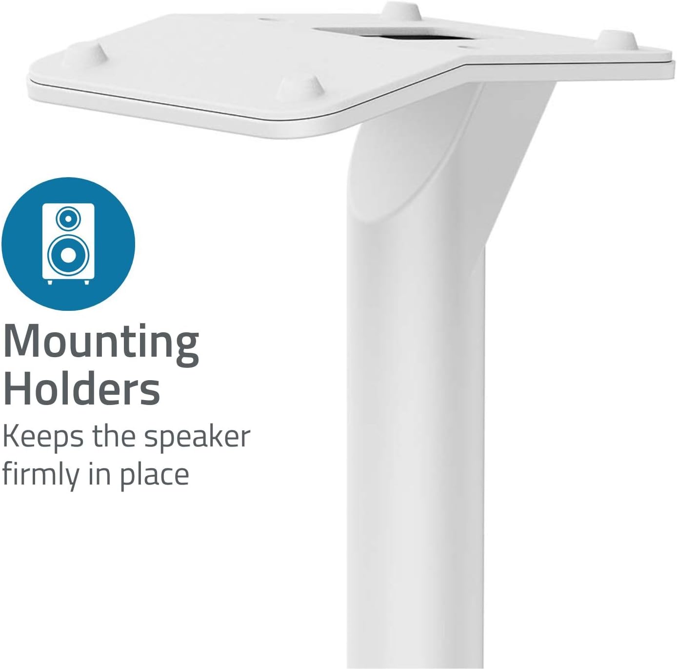 Nedis Speaker Mount | Compatible with: Sonos® Era300 | Stand | 5 kg | Fixed | ABS / Metal | White