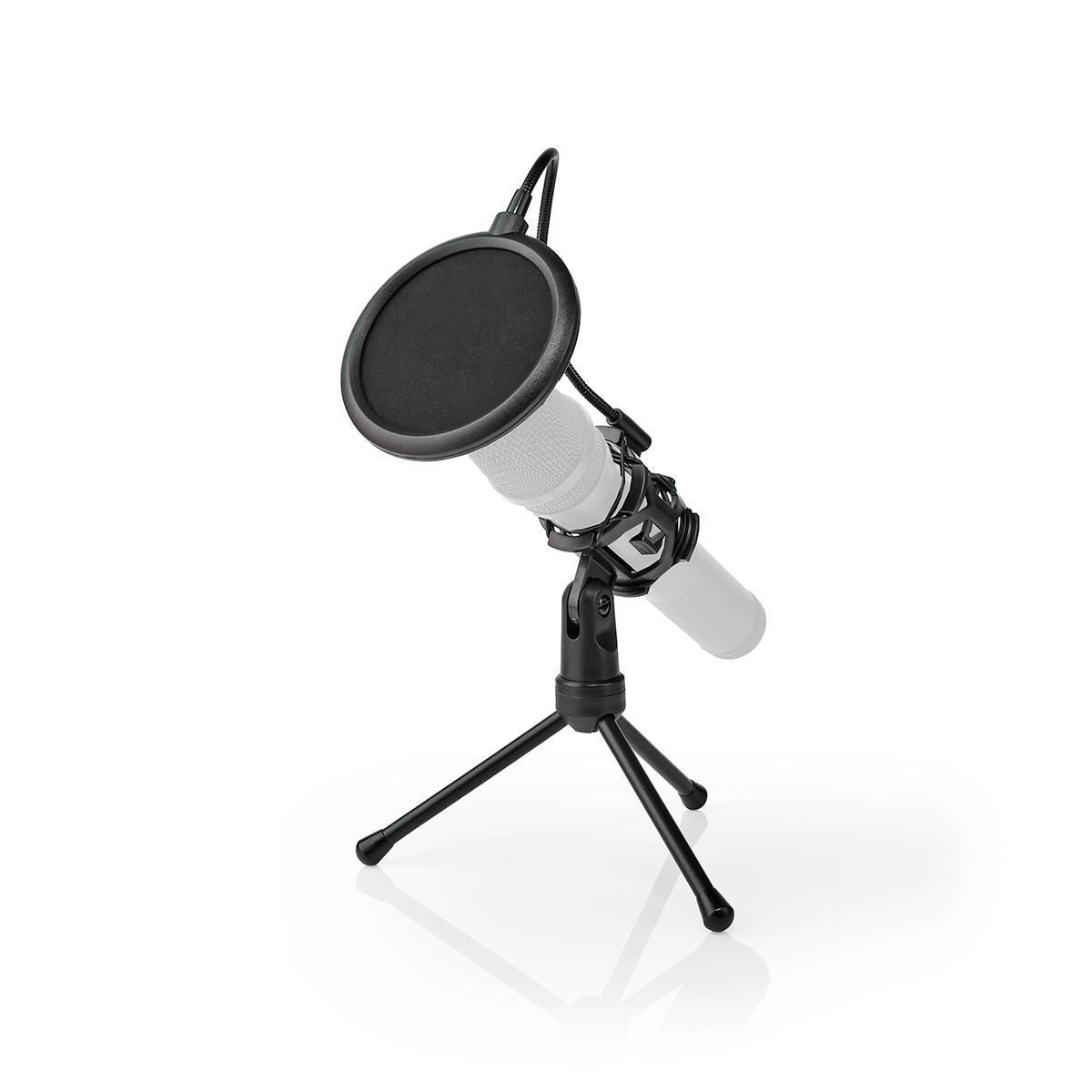 Nedis Microphone Stand | V-Shape | Holder diameter: Under 44 mm | ABS / Metal | Black