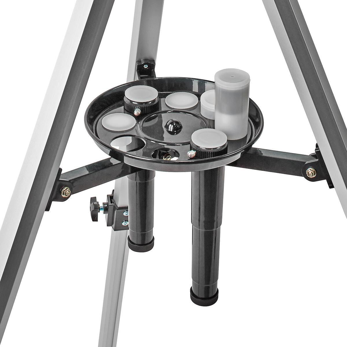 Nedis Telescope | Aperture: 50 mm | Focal length: 600 mm | Finderscope: 5 x 24 | Maximum working height: 125 cm | Tripod | Black / White