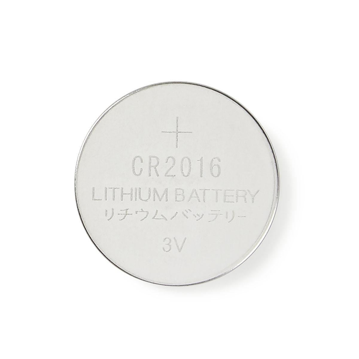 Nedis Lithium Button Cell Battery CR2016 | 3 V DC | 5-Pack