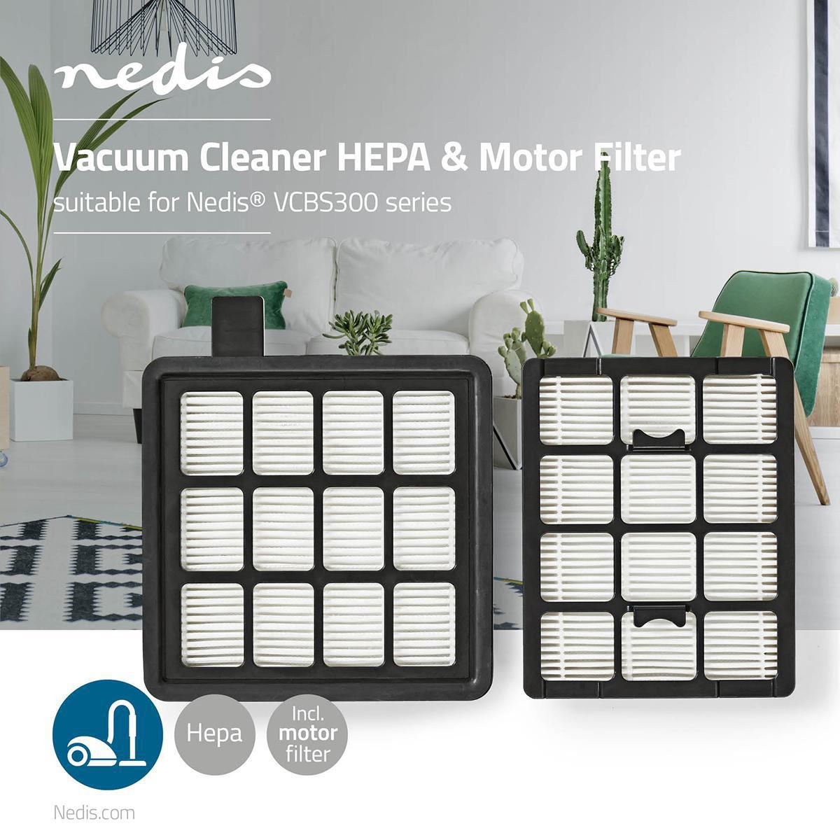 Nedis Vacuum Cleaner Motor Filter | Replacement for: Nedis | VCBS300-Series