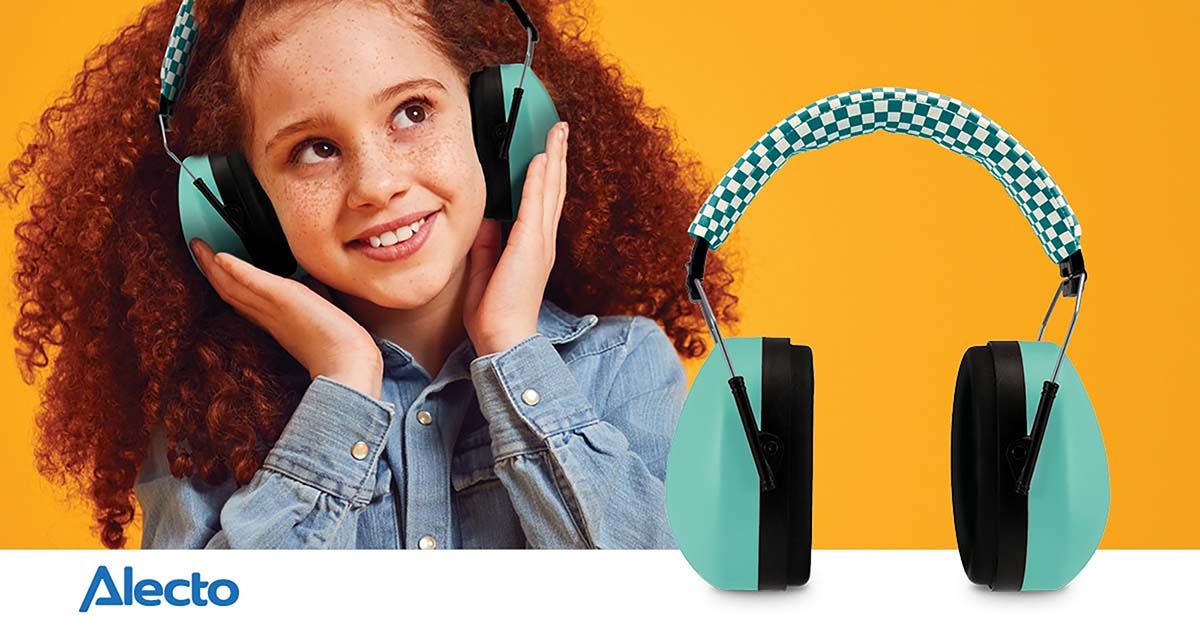 Alecto Earmuff Noise Suppressors | Sensory Overload Protection | for kids Green