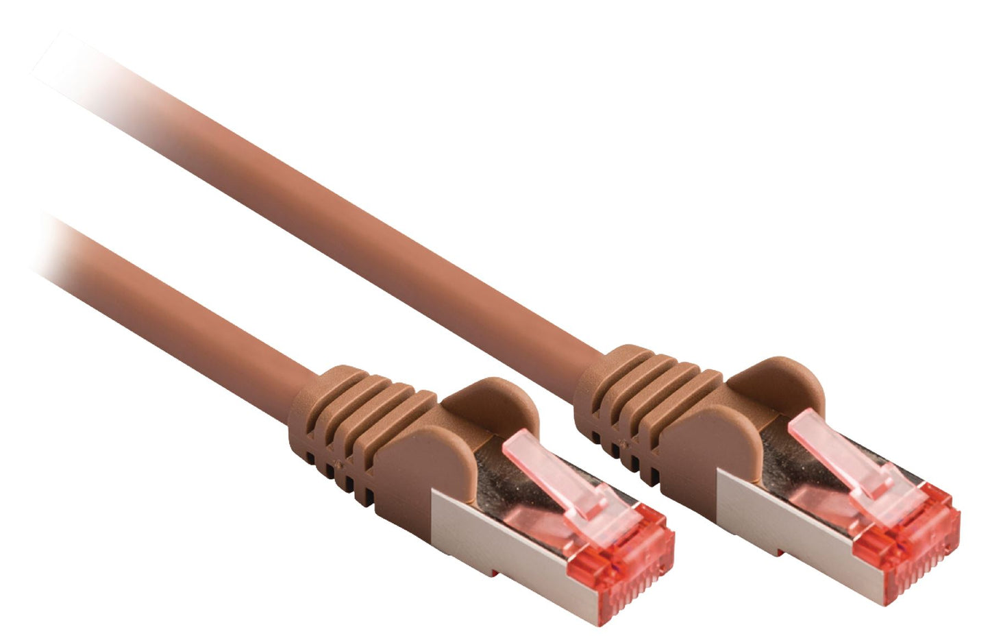 Nedis CAT6 Network Cable | RJ45 Male | RJ45 Male | S/FTP | 10.0 m | Round | LSZH | Brown | Polybag