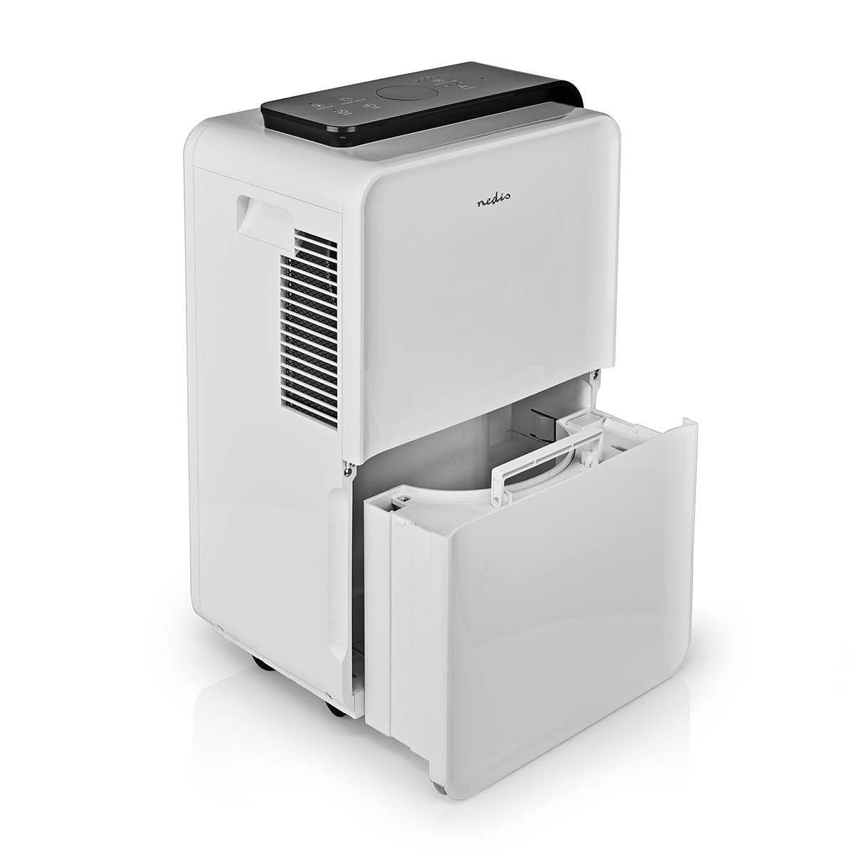 Nedis SmartLife Dehumidifier | Wi-Fi | 30 l/Day | Dehumidification / Continuous / Max+ / Dry laundry / Ventilation | Android™ / IOS | Adjustable hygrostat | 210 m³/h