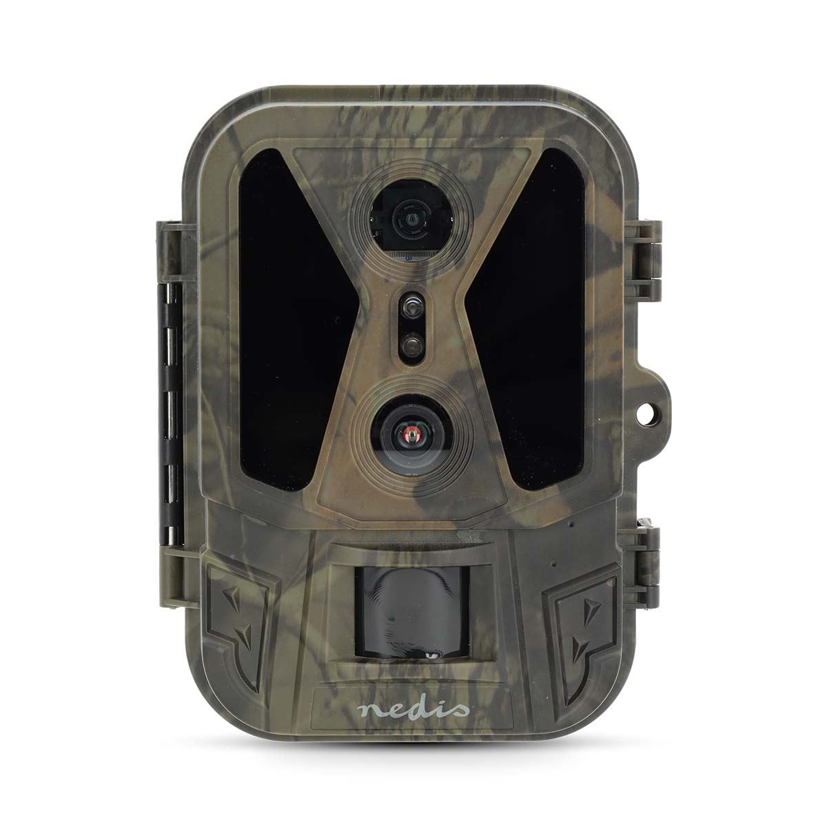 Nedis Wildlife Camera | 4K@10fps | 50 MPixel | 8 MPixel CMOS | IP65 | Black No-Glow IR | Night vision | Viewing angle: 100 ° | Motion sensor | Detection angle: 120 ° | Detection range: 25 m | Screen size: 2.4 " | LCD Screen | Brown / Green