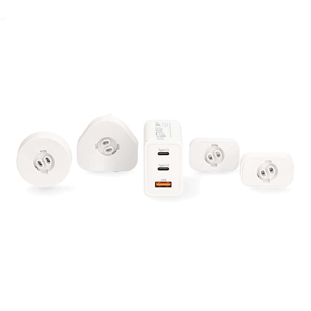 Nedis Travel Adapter | 100 - 240 V AC 50/60 Hz | 65 W | White