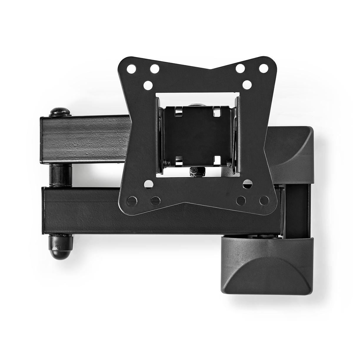 Nedis Full Motion TV Wall Mount | 10 - 32 " | Maximum supported screen weight: 30 kg | Tiltable | Rotatable | Minimum wall distance: 68 mm | Maximum wall distance: 370 mm | 3 Pivot point(s) | Steel | Black