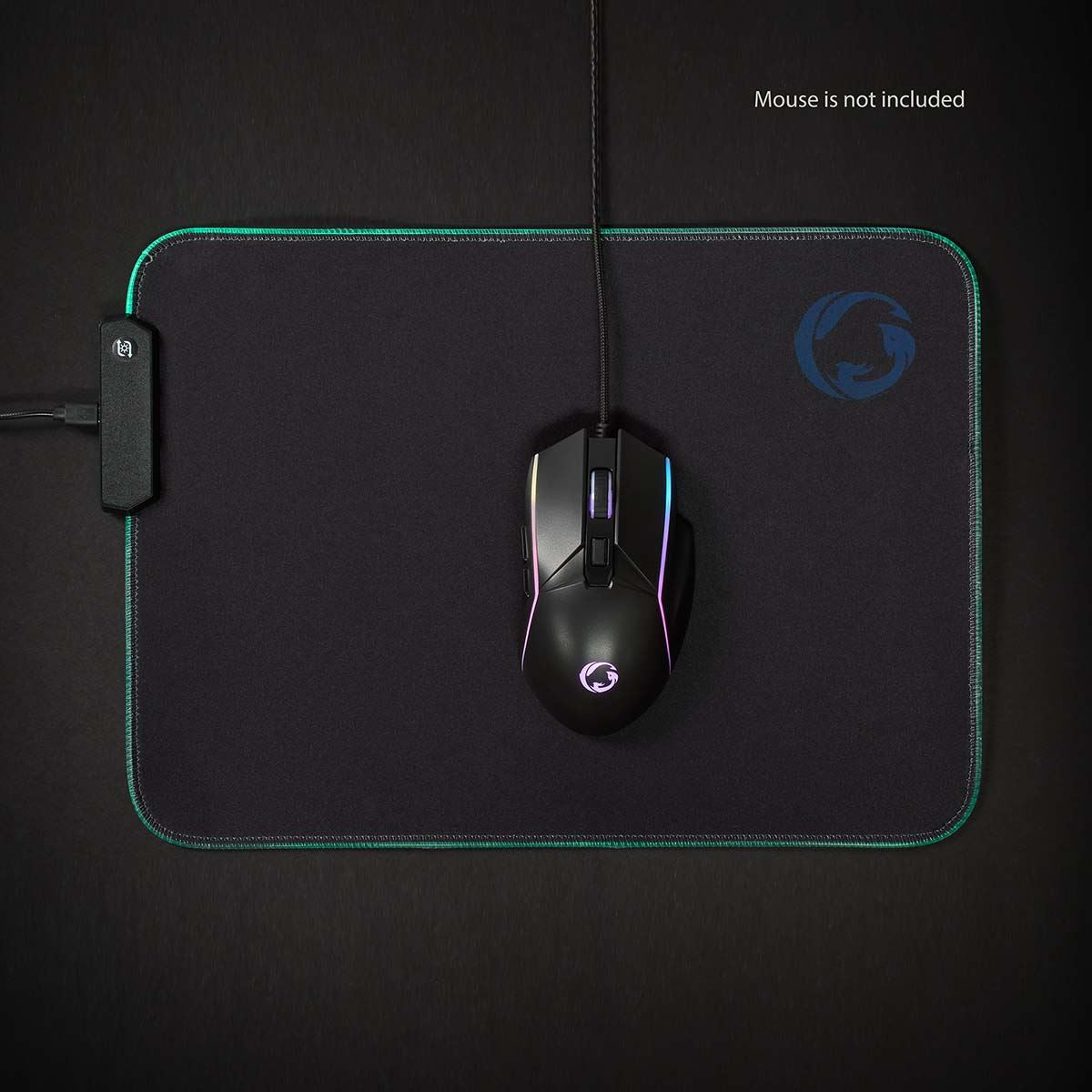 Nedis Gaming Mouse Pad | Microfiber / Rubber | Black