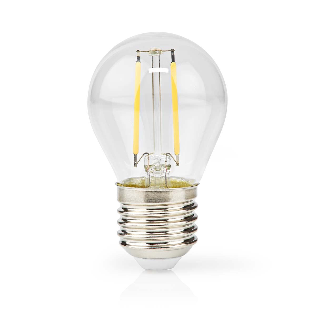 Nedis LBFE27G452 | LED Filament Bulb E27 | G45 | 4.5 W | 470 lm | 2700 K | Dimmable | Warm White | Retro Style | 1 pcs