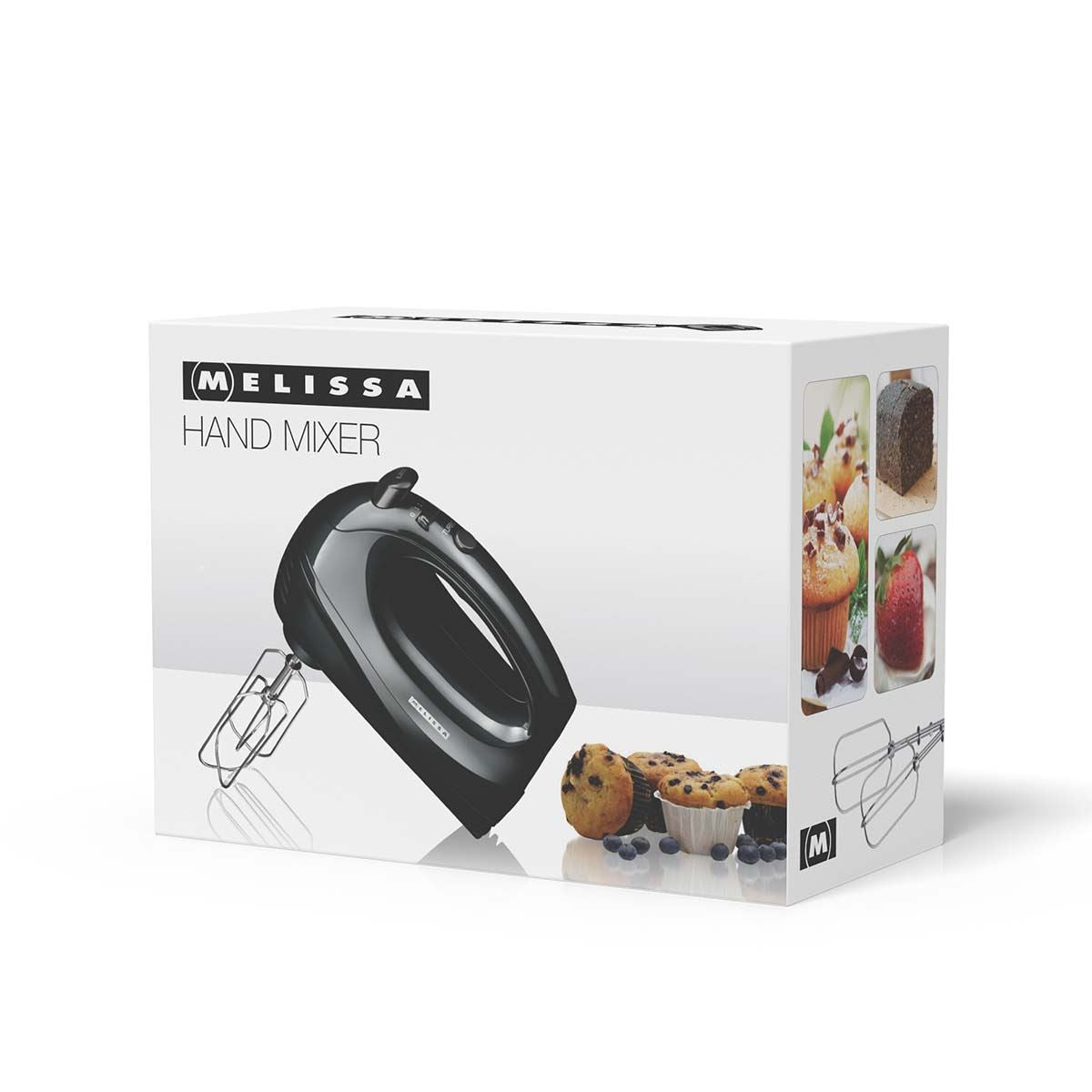 MELISSA Hand Mixer with Turbo 300 Watt | Black