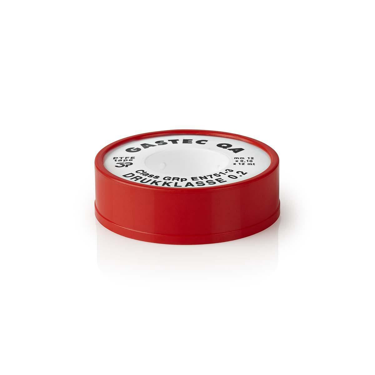 Nedis Tread Seal PTFE Tape | 12.00 m | Appliance: Connection | Red / White