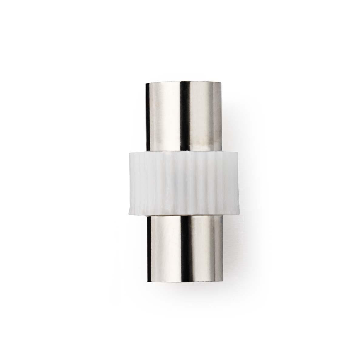 Nedis Satellite & Antenna Adapter | IEC (Coax) Female | IEC (Coax) Female | Nickel Plated | 75 Ohm | Straight | Metal / Plastic | White | 1 pcs | Envelope