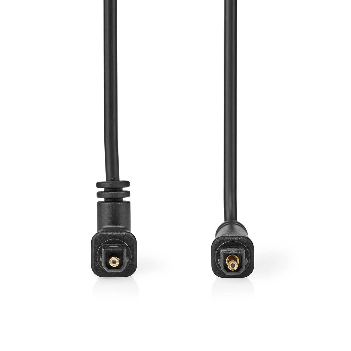 Nedis Optical Audio Cable | TosLink Male | TosLink Male | Rotatable | 2.00 m | Round | PVC | Black | Envelope