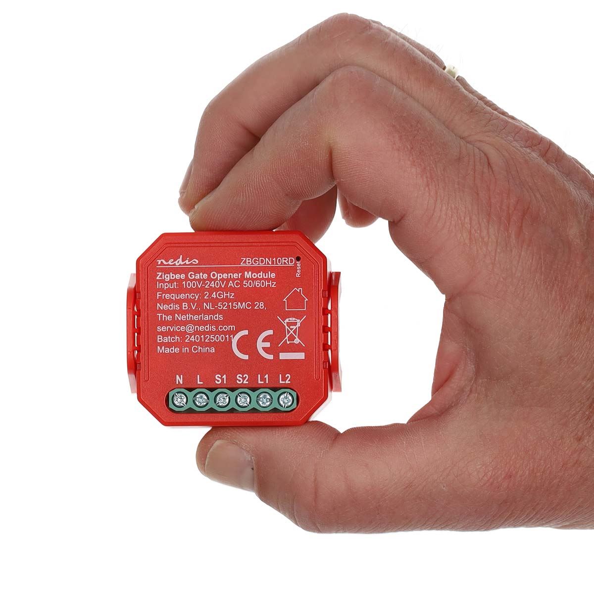 Nedis SmartLife Garage Door Smart Power Switch | Zigbee 3.0 | 2.5 W | Terminal Connection | App available for: Android™ / IOS