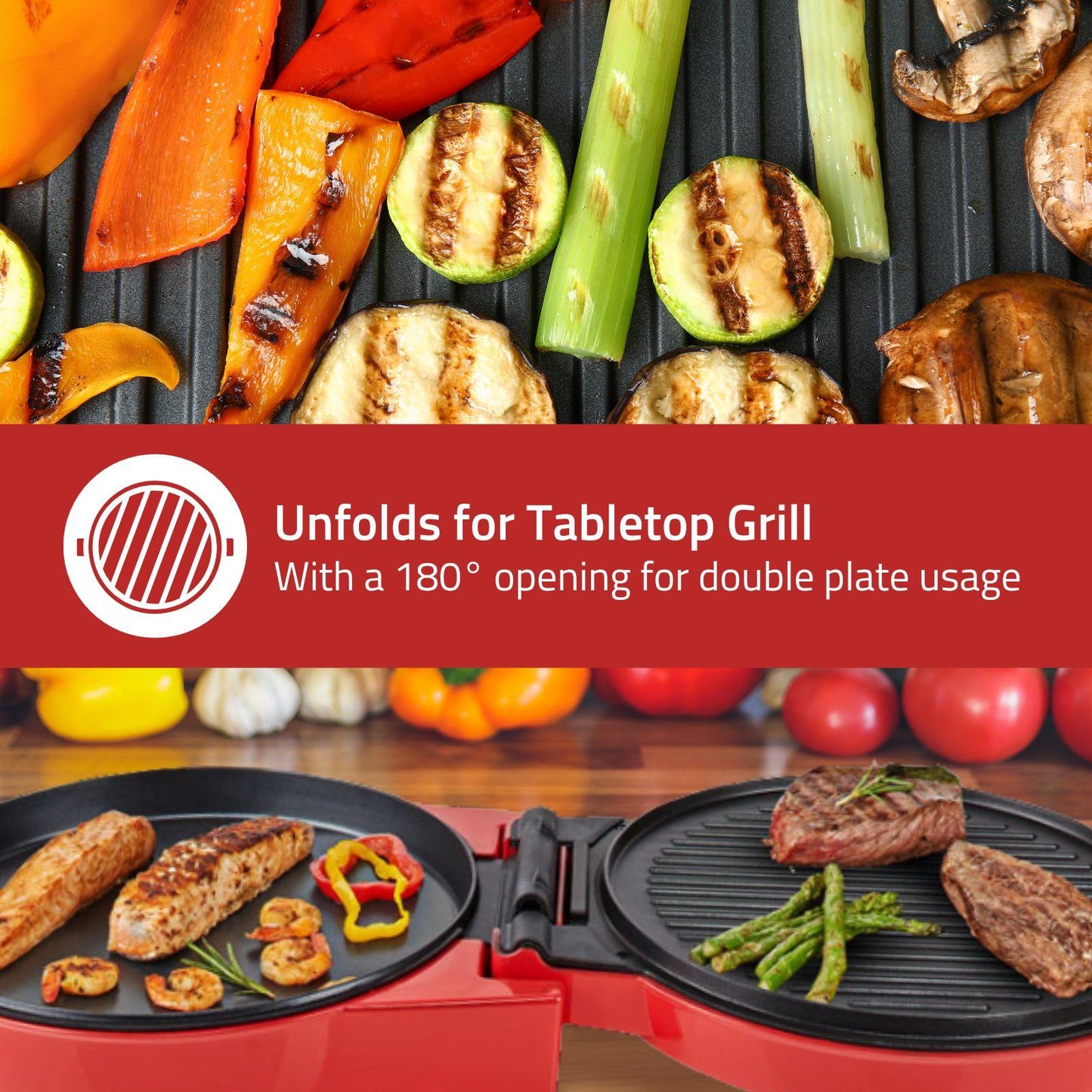 Nedis Pizza Maker & Grill | 30 cm | Adjustable temperature control | 1800 W