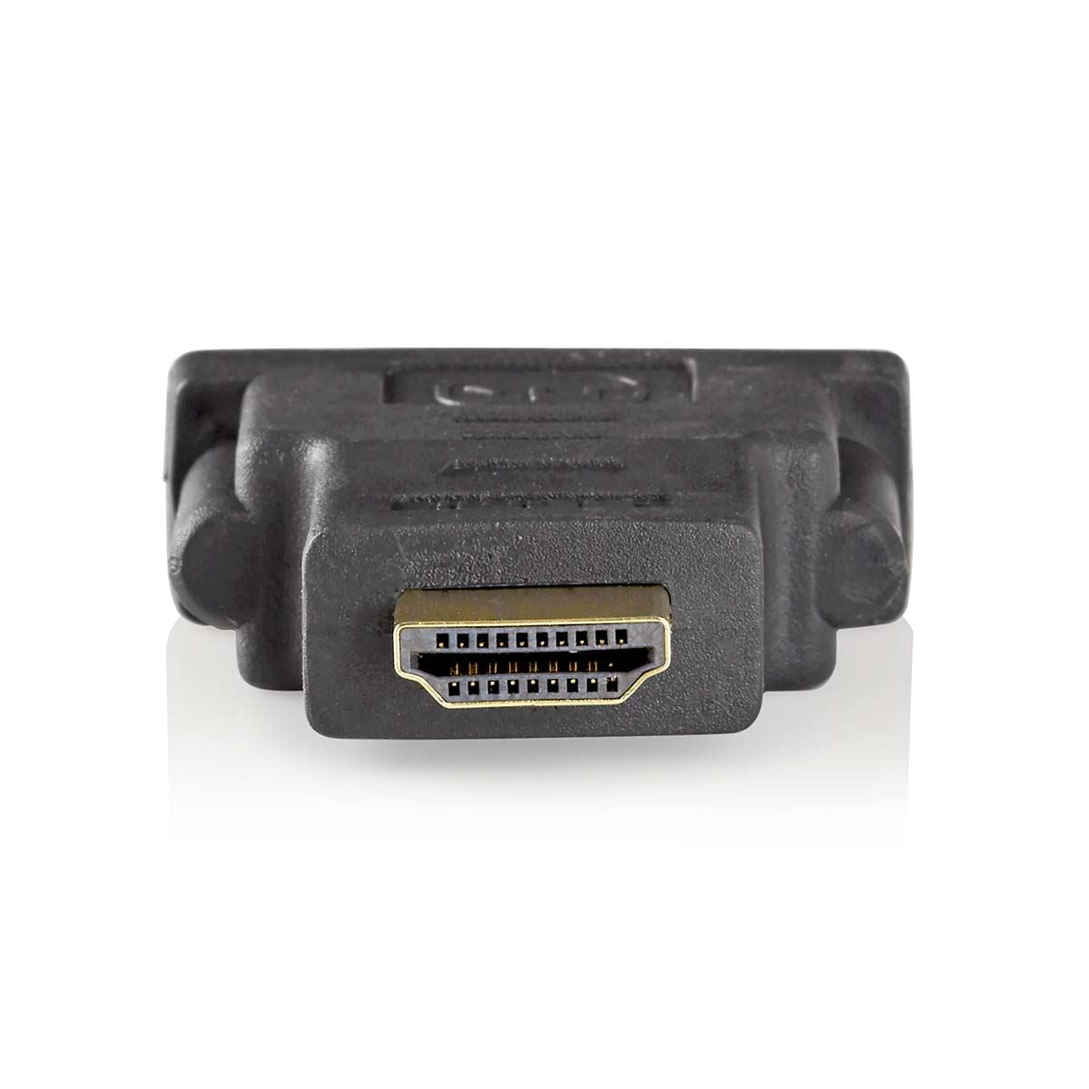 Nedis HDMI™ Adapter | HDMI™ Connector | DVI-D 24+1-Pin Female | Gold Plated | Straight | ABS | Anthracite | 1 pcs | Box