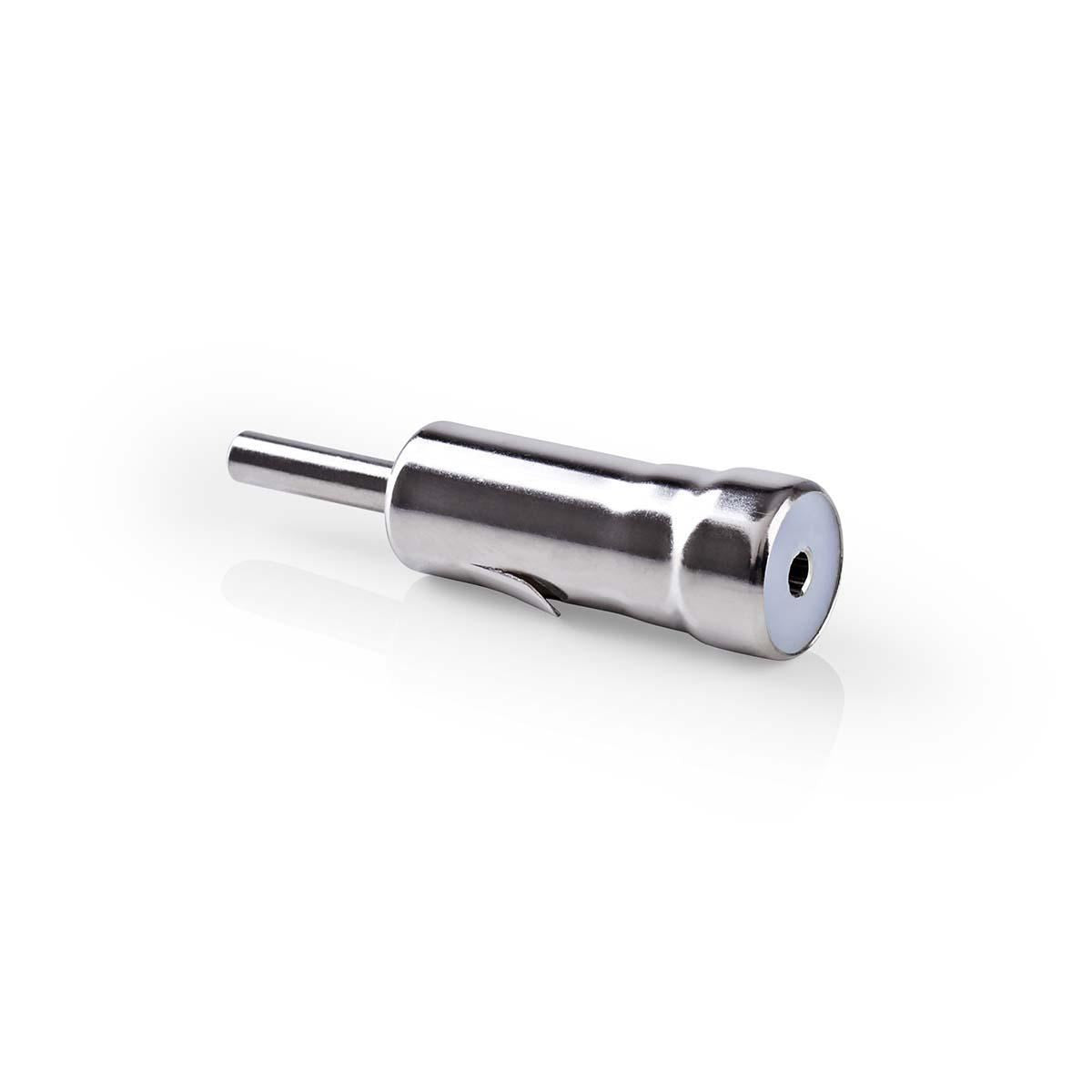 Nedis Car Antenna Connector | Straight | Male | Copper | 50 Ohm | Push on | Metal | Silver | 10 pcs | Envelope
