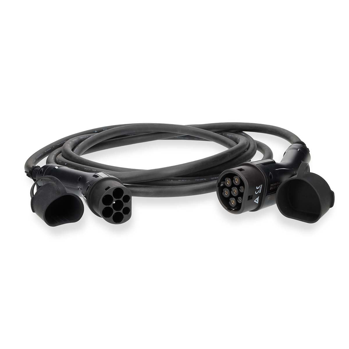 Nedis Electric Vehicle Charge Cable | Cable Type 2 | 32 A | 22000 W | 3-Phases | 5.00 m | Black | Gift Box