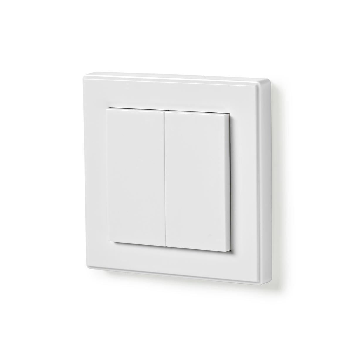 Nedis RF Dual Wall Switch | 433 MHz Remote Operation