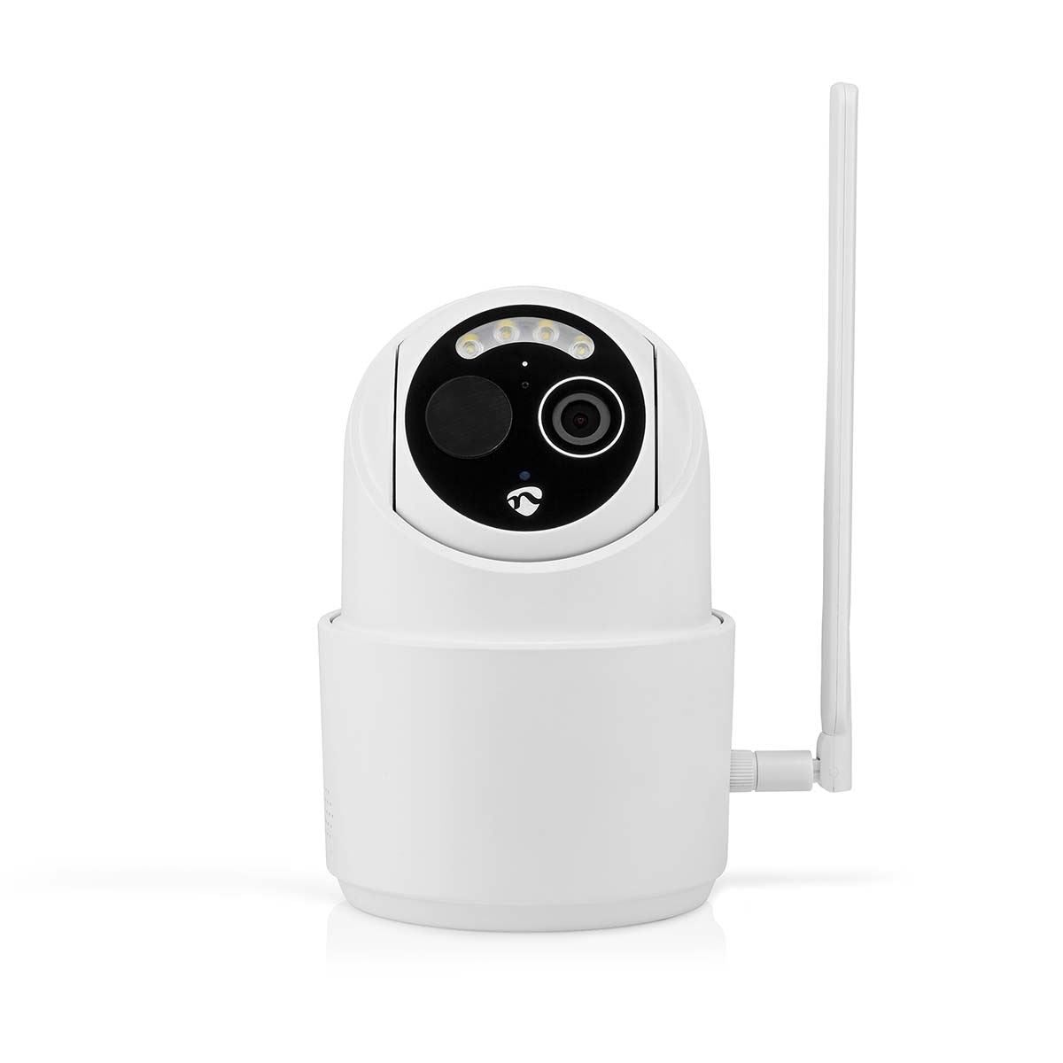 Nedis SmartLife Outdoor Camera | 4G | Full HD 1080p | Pan tilt | IP65 | Cloud Storage (optional) / microSD (not included) | 5 V DC | With motion sensor | Night vision | White