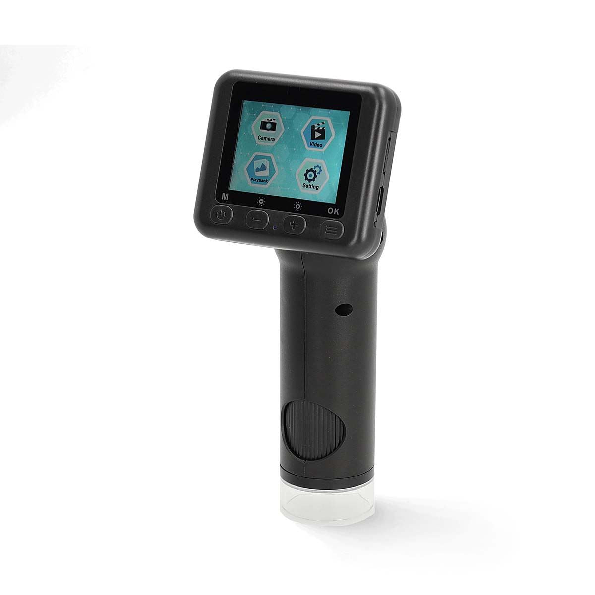 Nedis Microscope Camera | Maximum battery play time: 5 hrs | Built-in microphone | 1080P | up to 48MP | 2”Inch Screen | Black