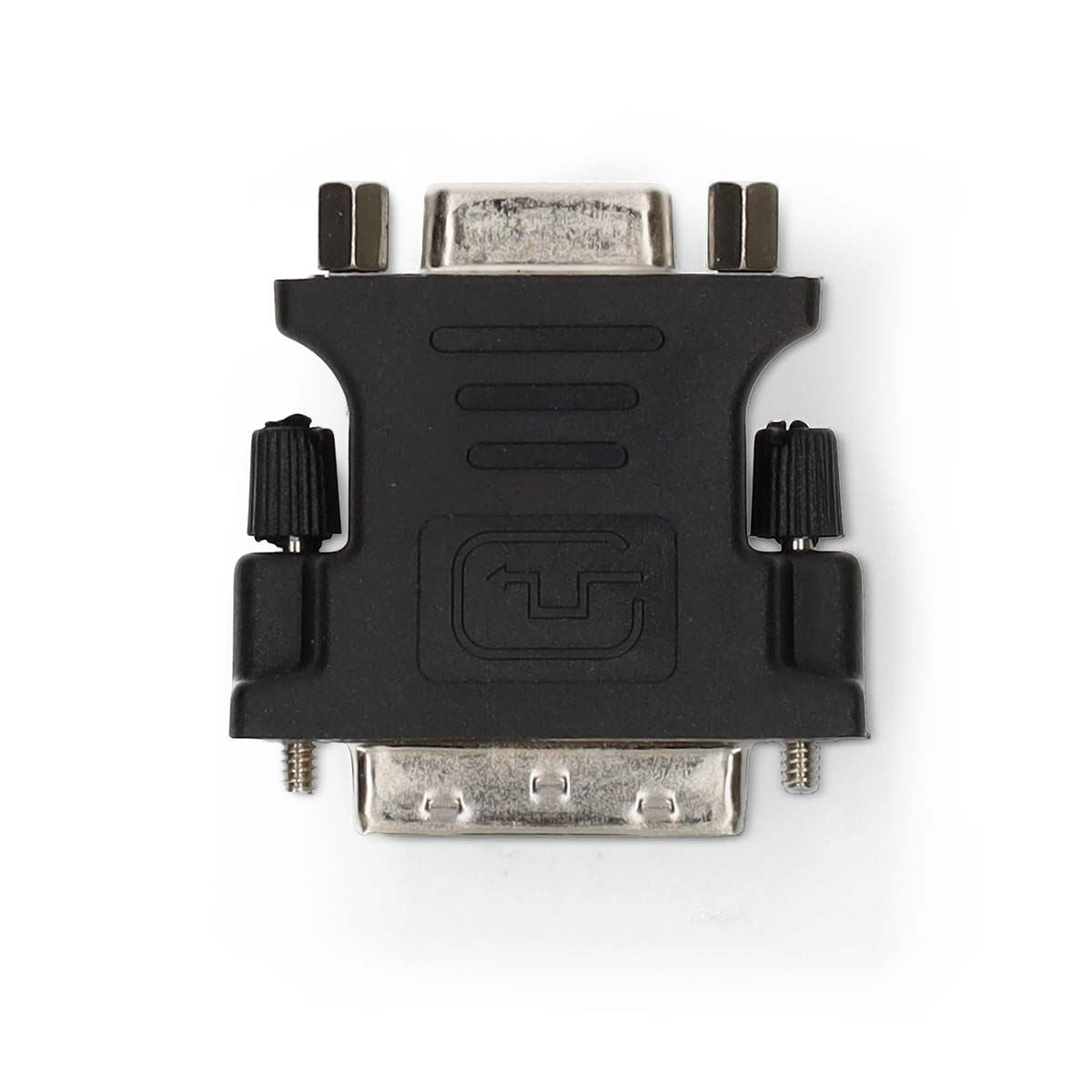 Nedis DVI Adapter | DVI-I 24+5-Pin Male | VGA Female | Nickel Plated | Straight | PVC | Black | Box