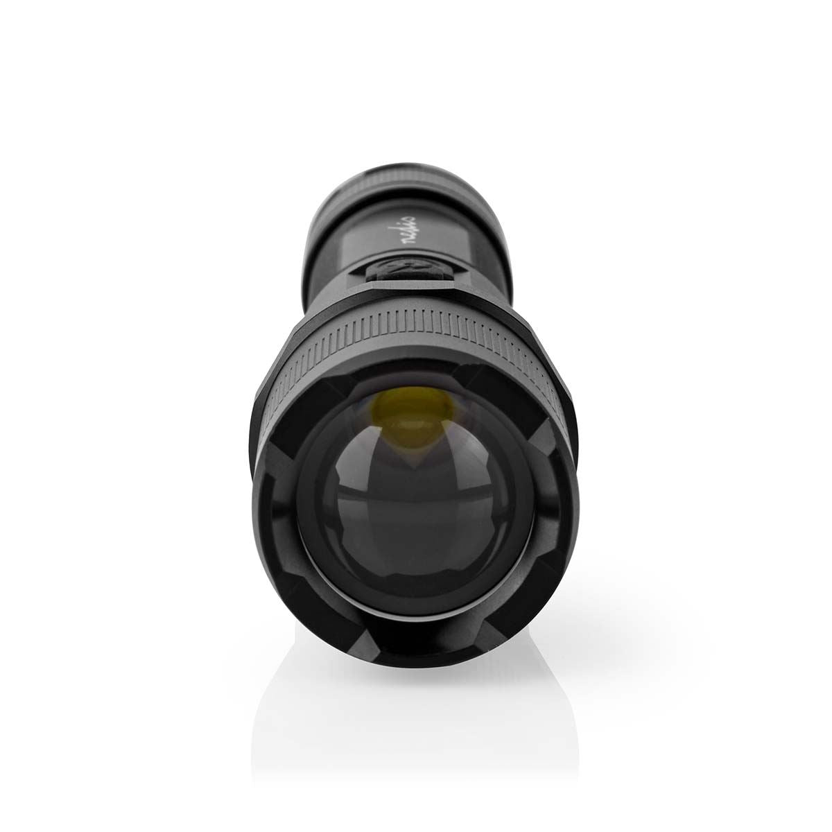 Nedis LED Torch | Battery Powered | 3.7 V DC | 10 W | N/A | Batteries included | Rechargeable | Rated luminous flux: 1000 lm | Light range: 110 m | Beam angle: 9.5 °