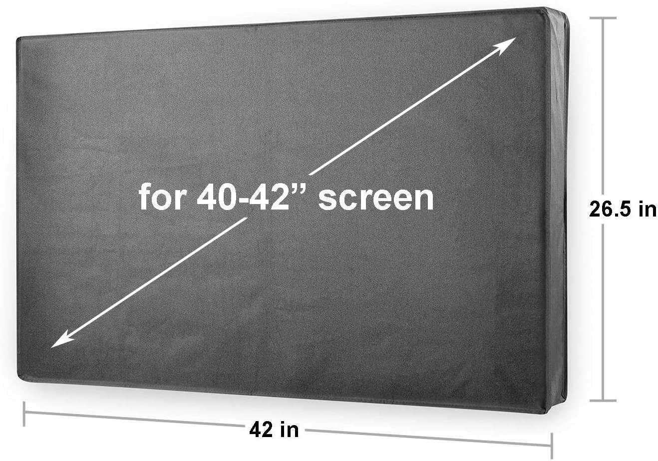 Nedis Outdoor TV Screen Cover | Screen size: 40 - 42 " | Supreme Quality Oxford | Black