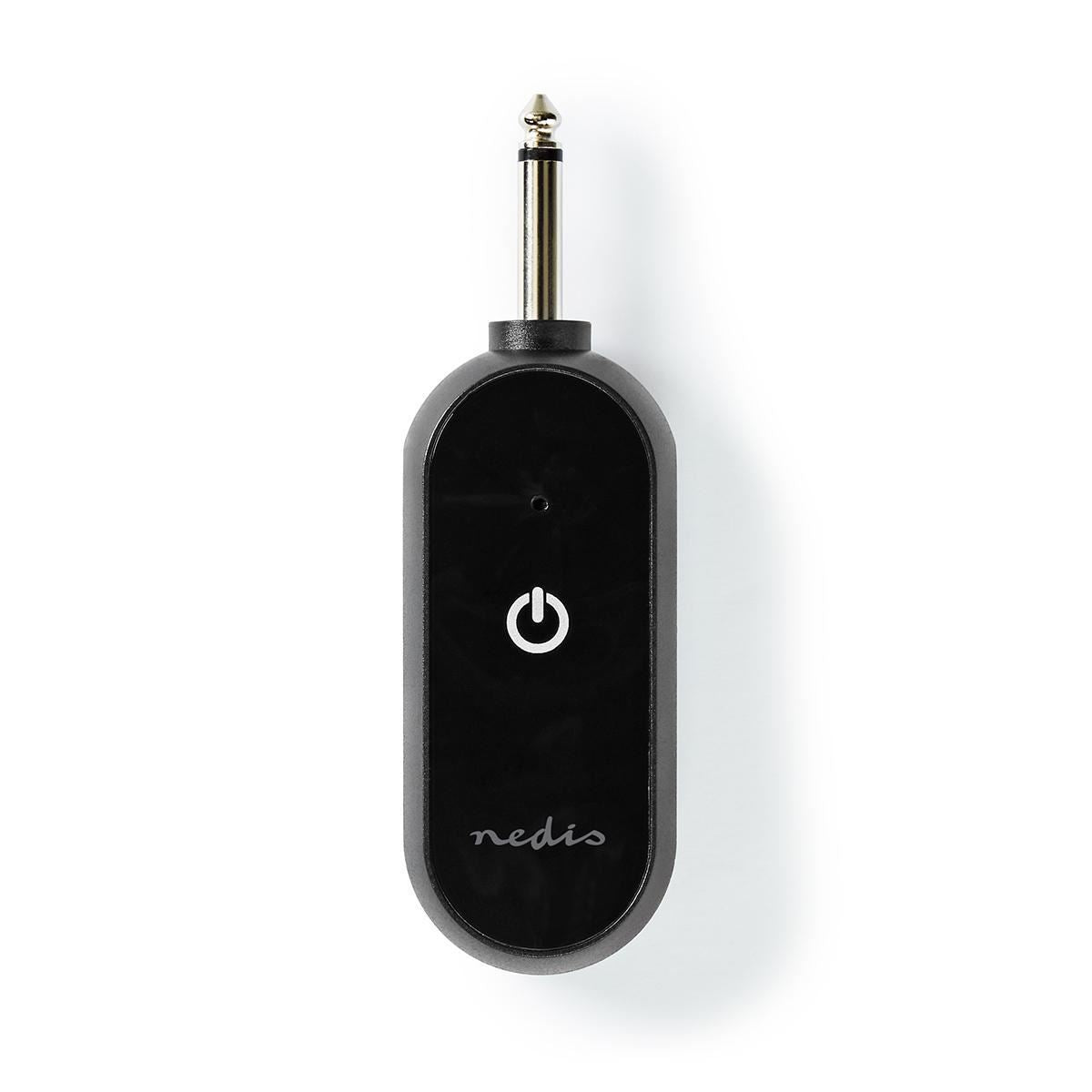 Nedis Wireless Microphone Set | 20 Channels | 1 Microphone | Cardioid | 70 Hz - 13 kHz | 1000 Ohm | -95 dB | Volume control | Black