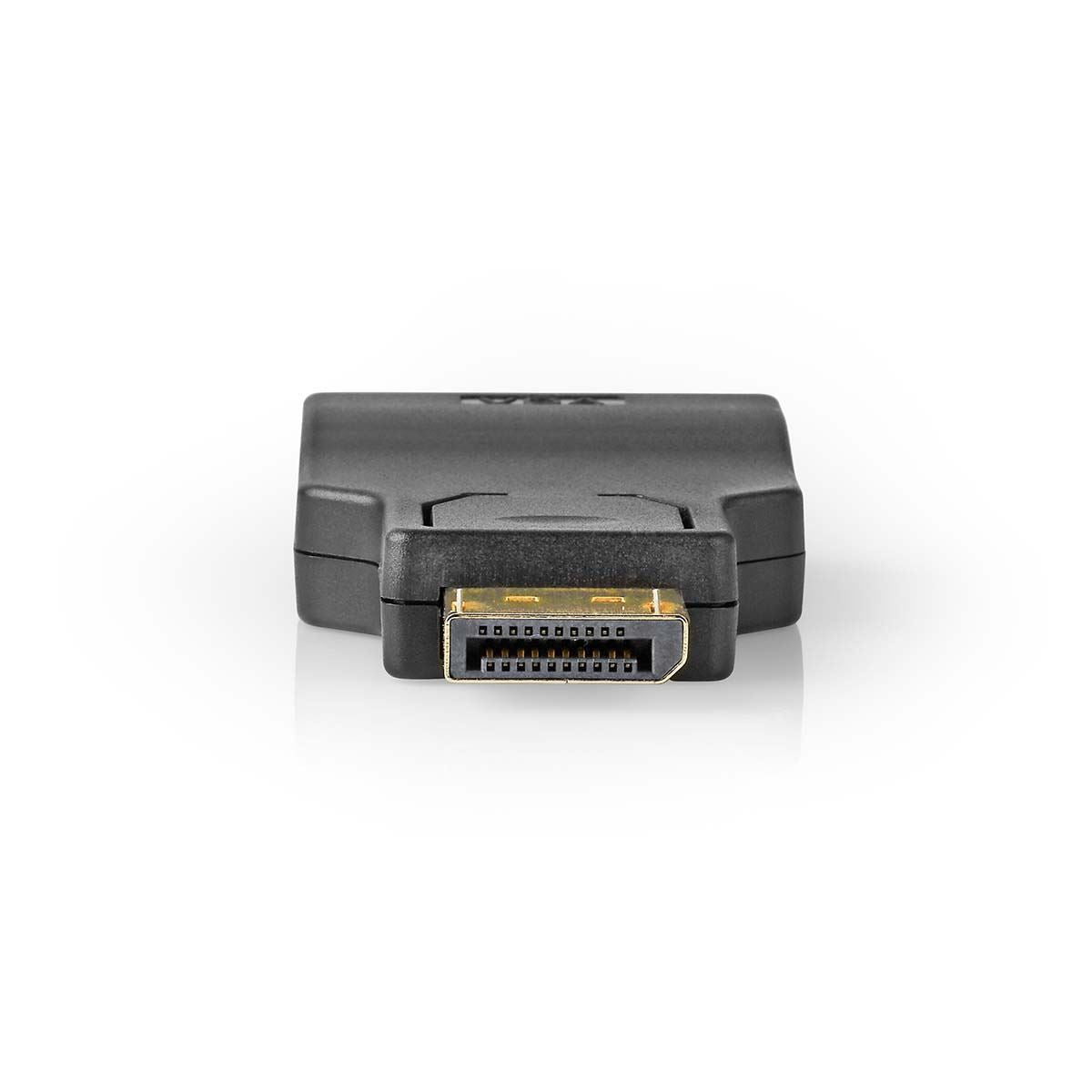 Nedis DisplayPort Adapter | DisplayPort Male | VGA Female | 1080p | Gold Plated | Straight | Round | ABS | Anthracite | Box