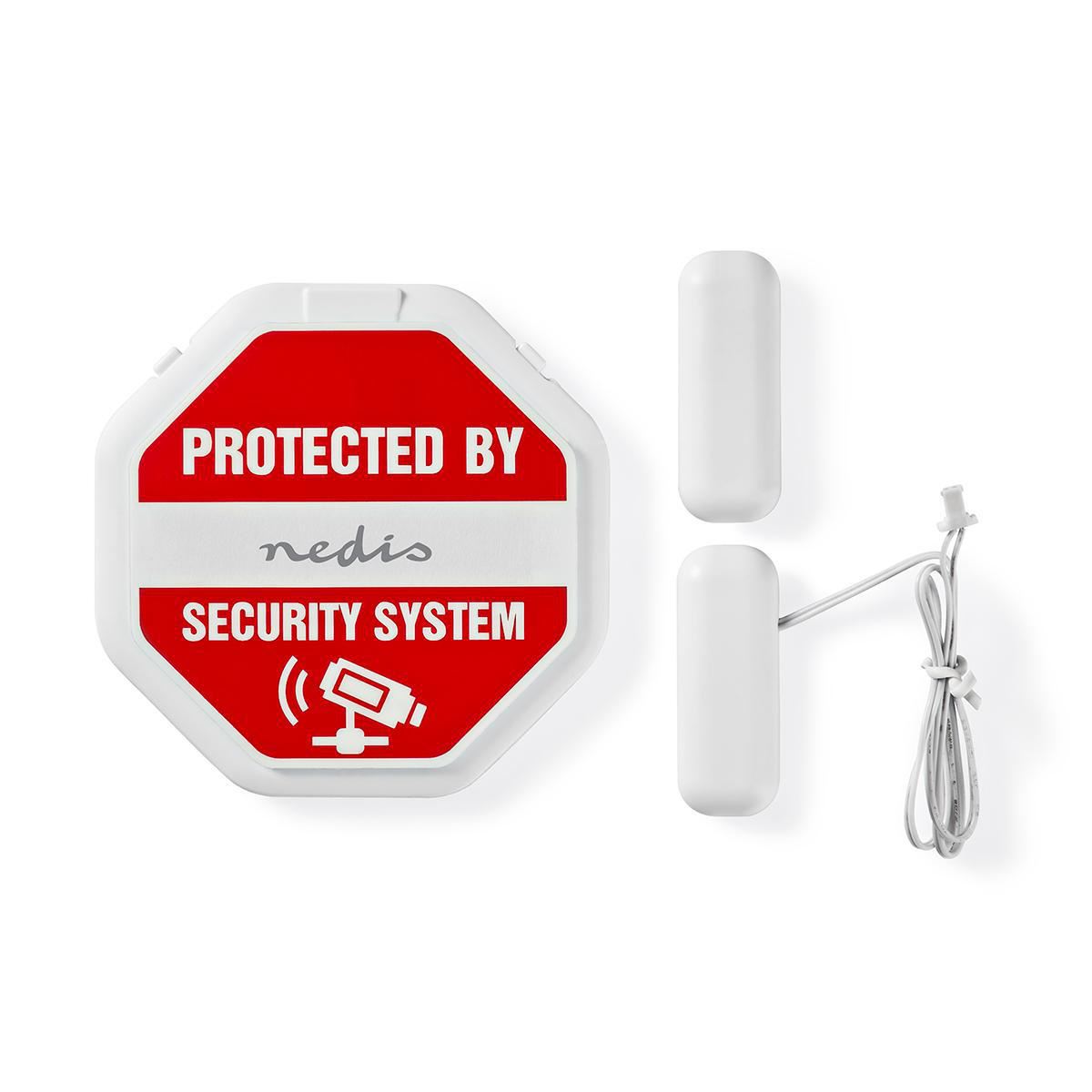 Nedis Window Alarm | Battery Powered | 2x CR2032 | 85 dB | White