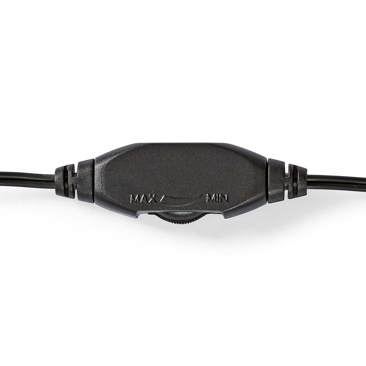 Nedis PC Headset | Over-Ear | Stereo | 1x 3.5 mm / 2x 3.5 mm | Fold-Away Microphone | Black