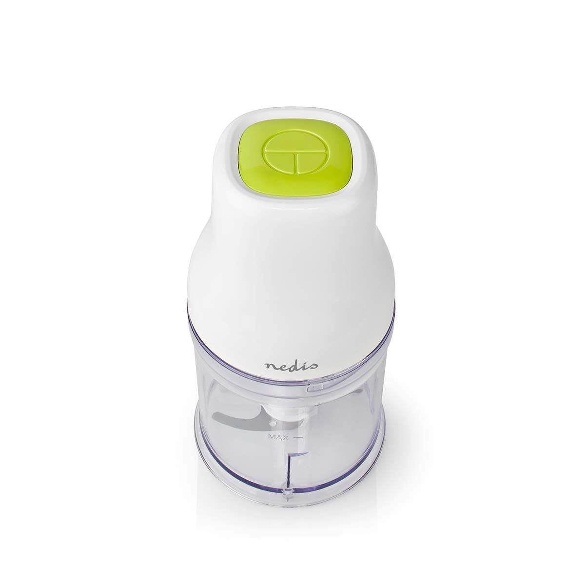 Nedis Food Chopper | 200 W | 0.5 l | Plastic | 1-Speed Setting | White