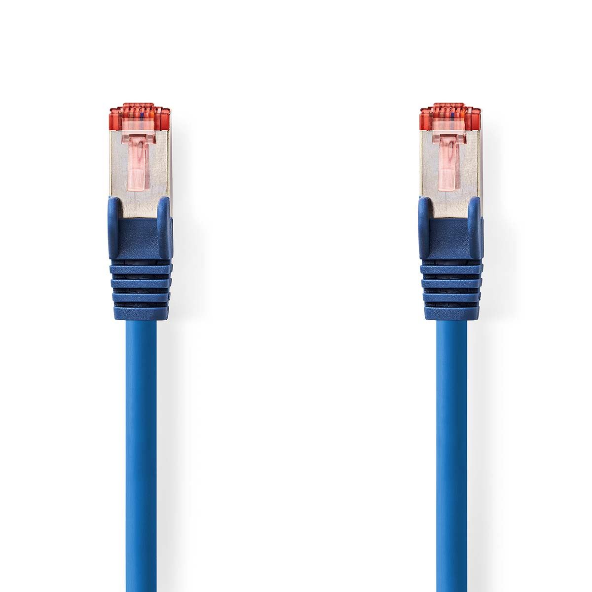 Nedis CAT6 Network Cable | RJ45 Male | RJ45 Male | S/FTP | 15.0 m | Round | LSZH | Blue | Label